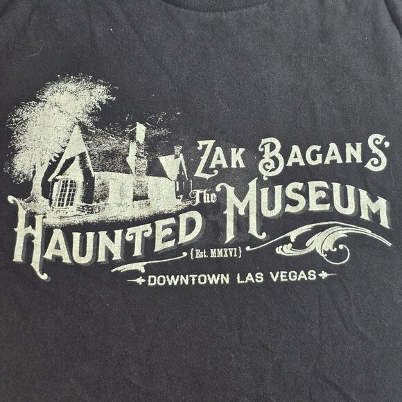 Zak Bagans Haunted Museum T-Shirt Black Cotton Small - Picture 1 of 7